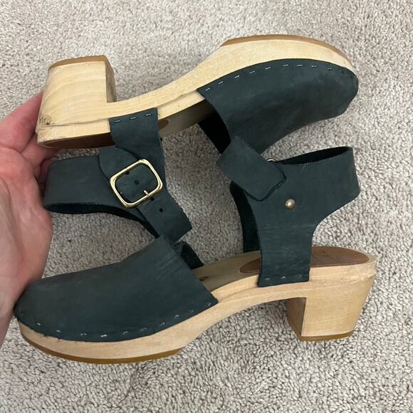 BRYR Emma Closed Toe High Heel Clog Women Size 37 - Picture 7 of 16